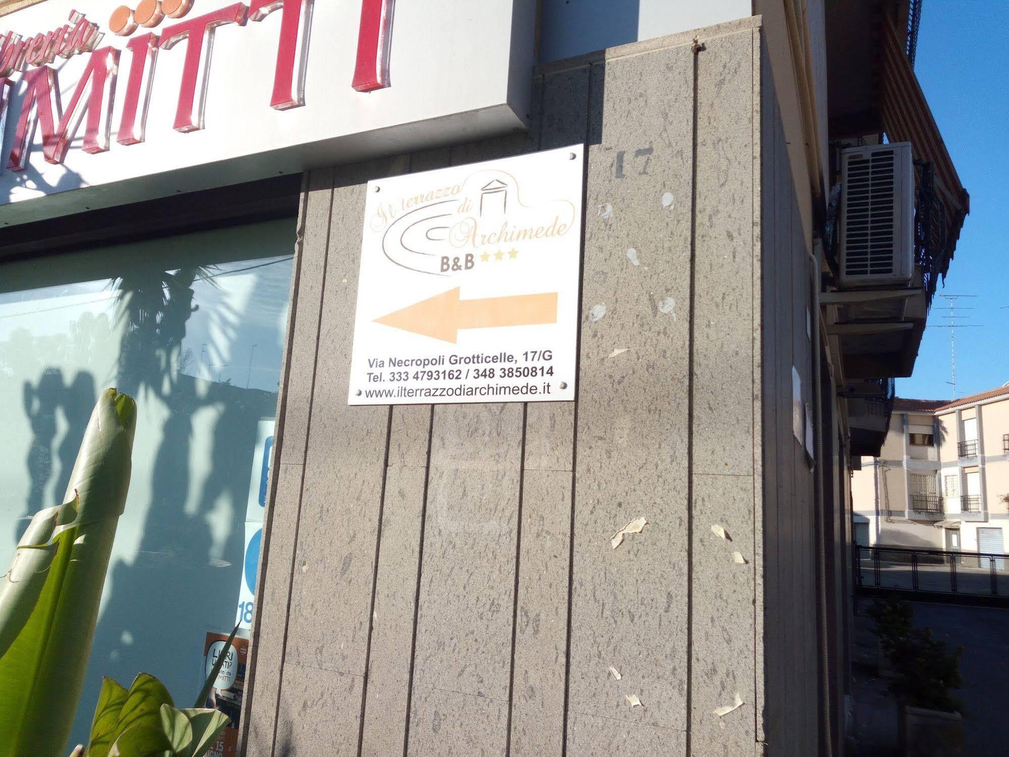 Affittacamere Il Terrazzo Di Archimede Syracuse Exterior photo